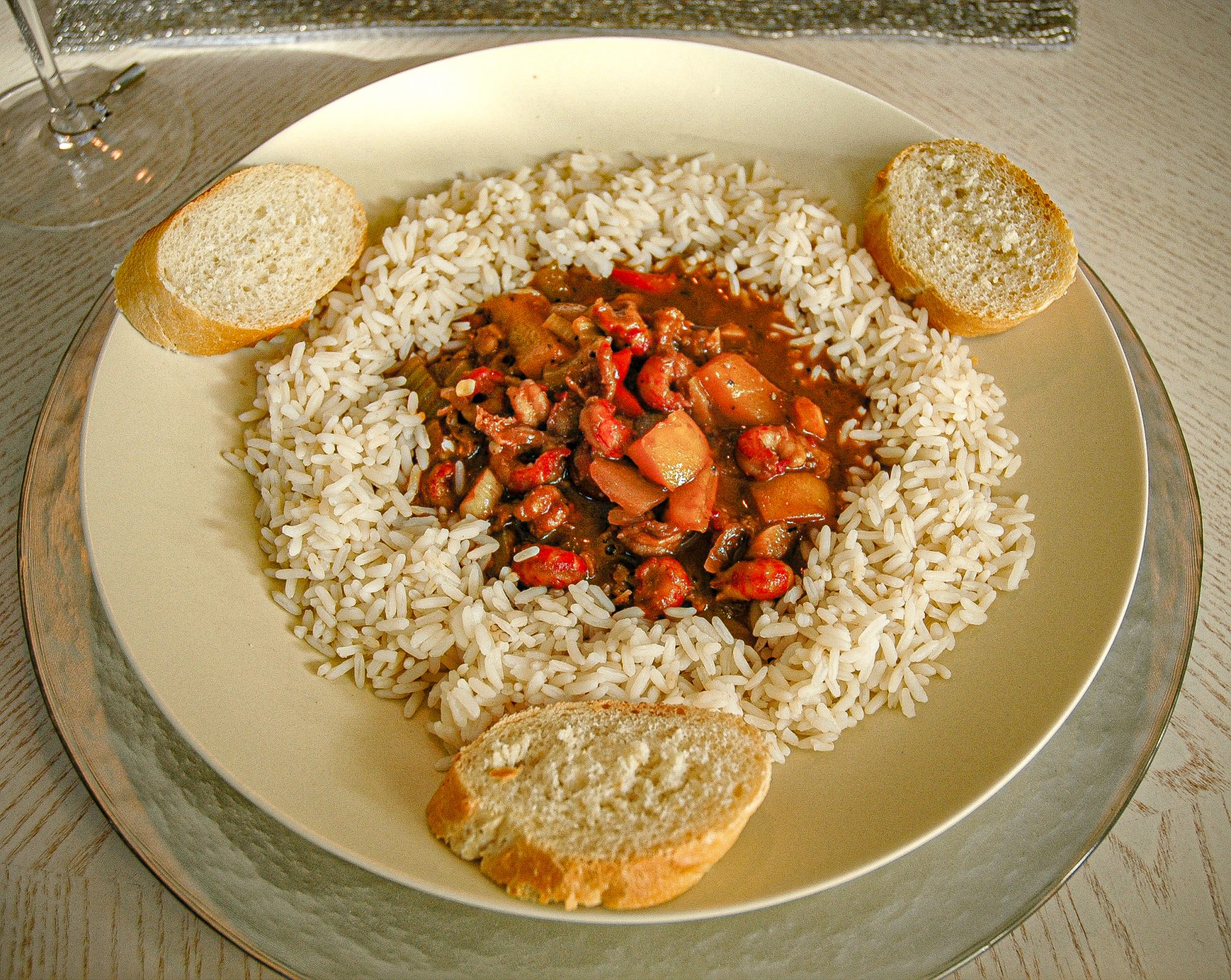 Crawfish Etouffee with Supreme Rice