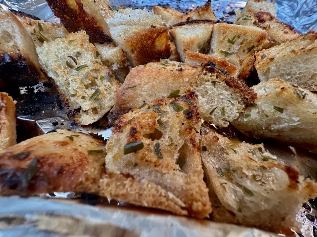 Tarragon Truffle Croutons