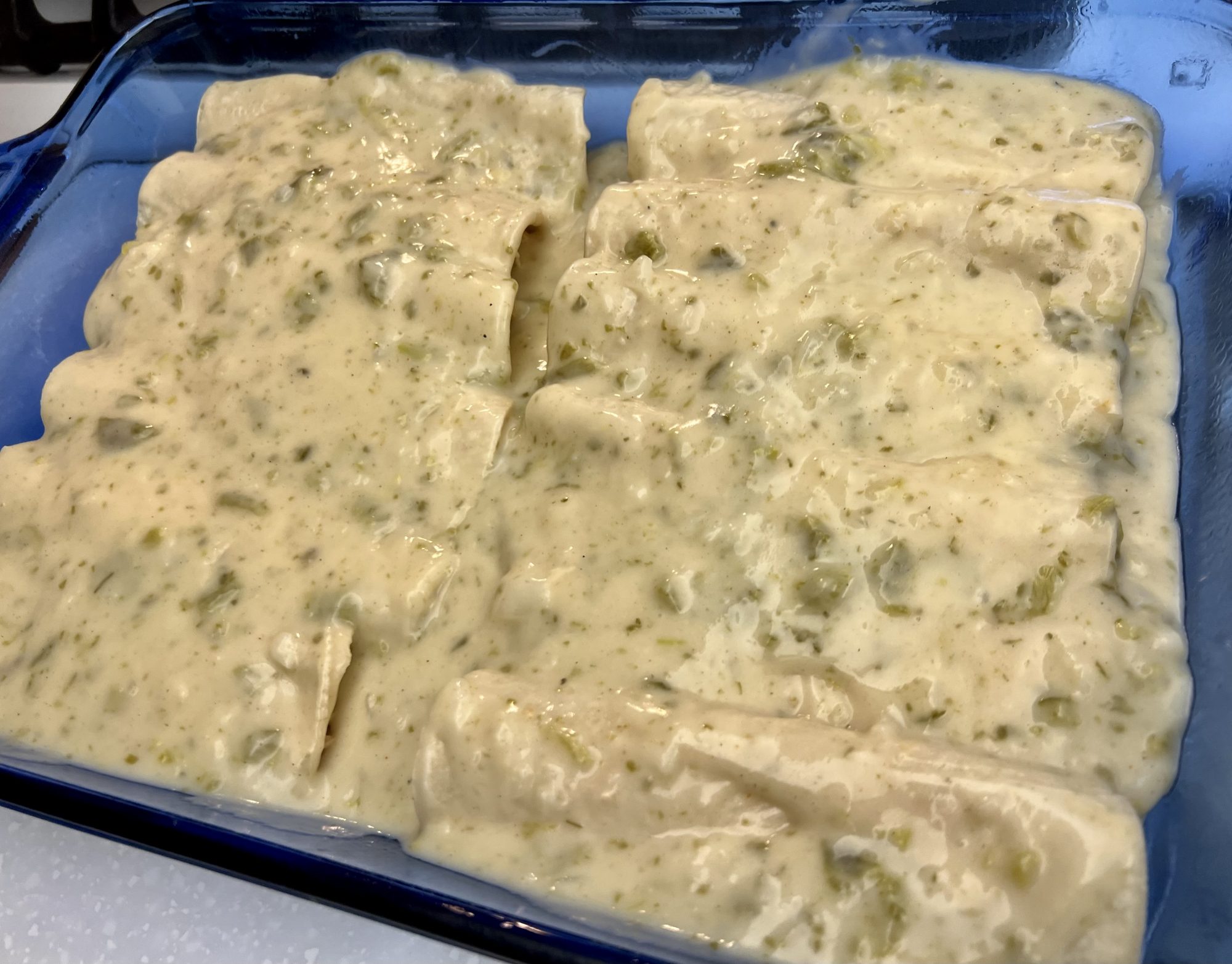 Sombreo Sam’s Hatch Chili Chicken Enchiladas Miss BeHavin's Haven