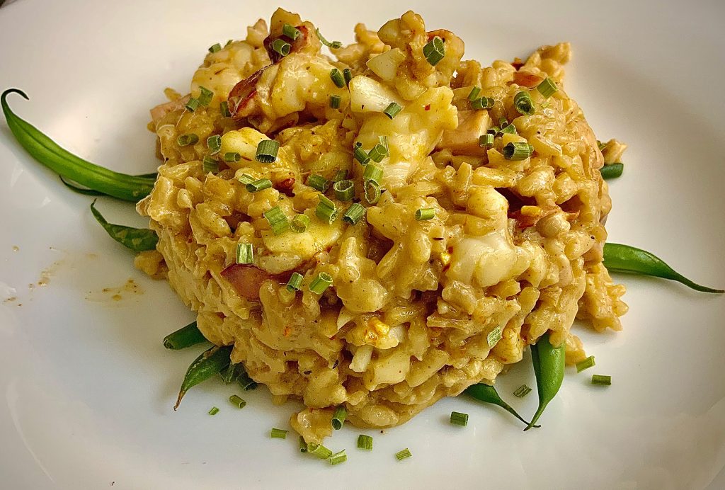 Midnight Lobster Risotto